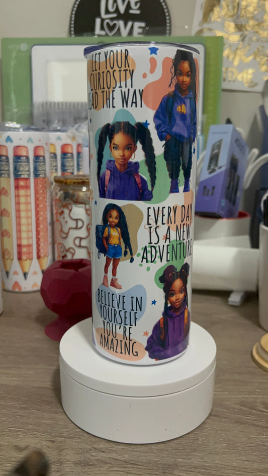 Black Girl Magic| 20oz Stainless Steel Tumbler